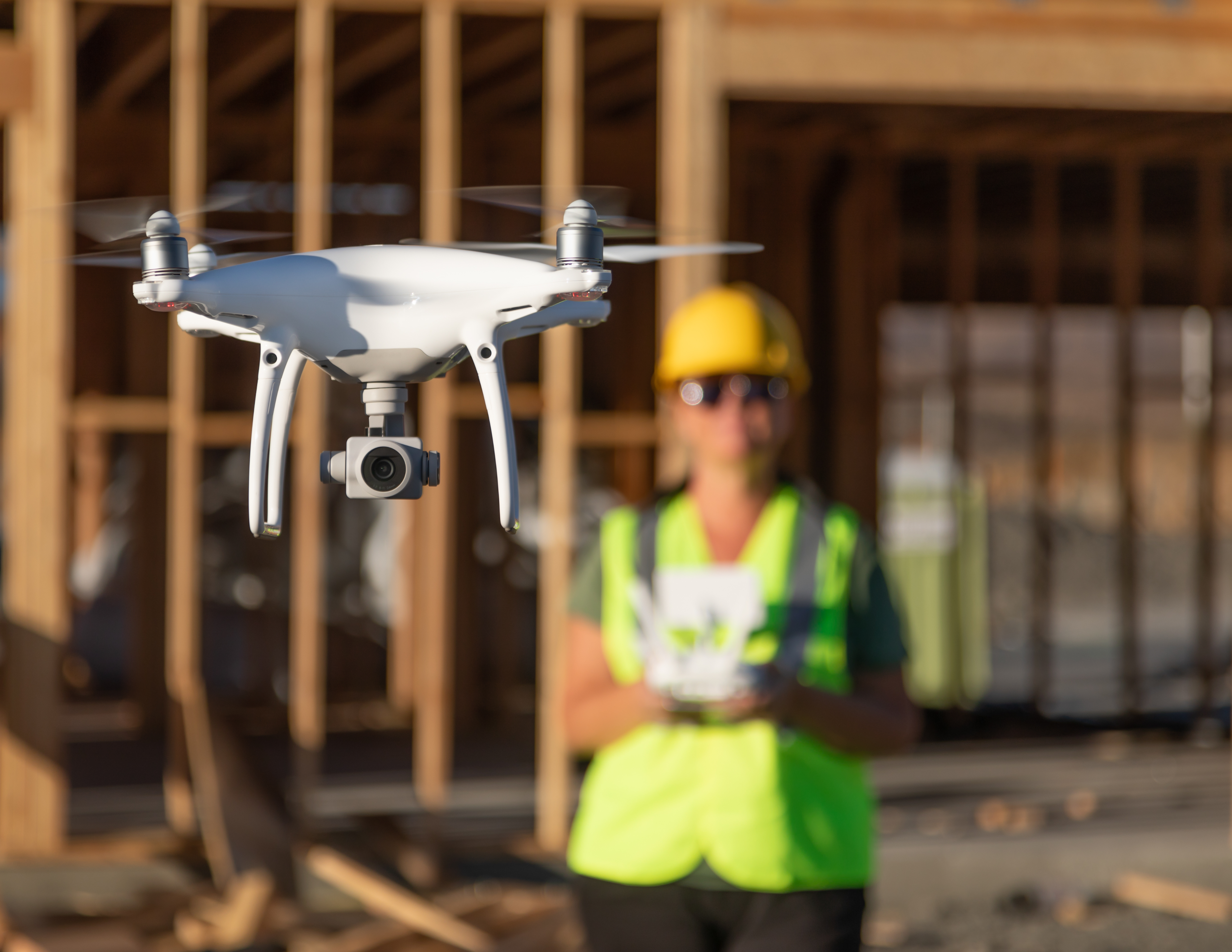 [An example of a drone that can be used on site – image from canva]